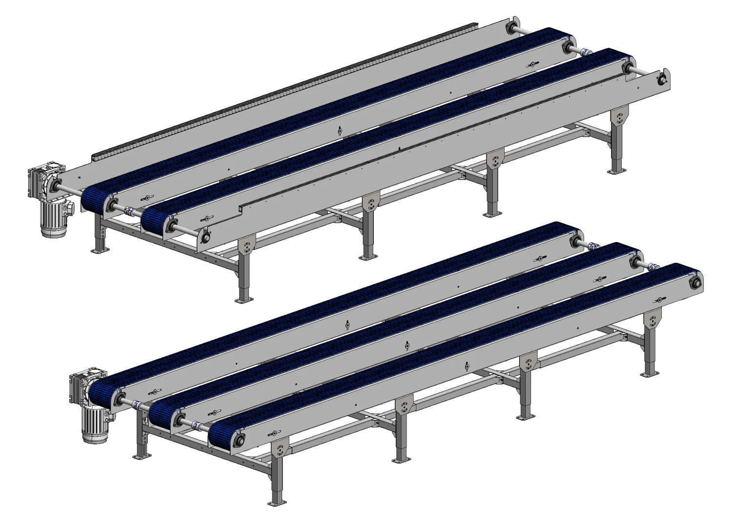 Modular belt conveyor — CAD